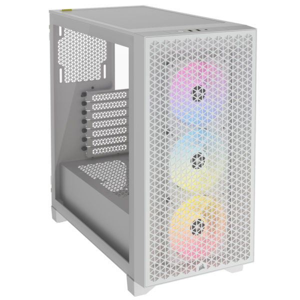 CARCASE Corsair CR 3000D RGB ATX WH „CC-9011256-WW” (timbru verde 0.24 lei)