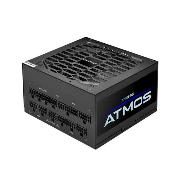 SURSA Chieftec ATMOS Series 750 W, non-modulara, certificare 80 Plus Gold, ventilator 120mm, PCI-E 16 pin x 1, PCI-E 6+2 pin x 2, SATA x 9, „CPX-750FC” (timbru verde 2 lei)