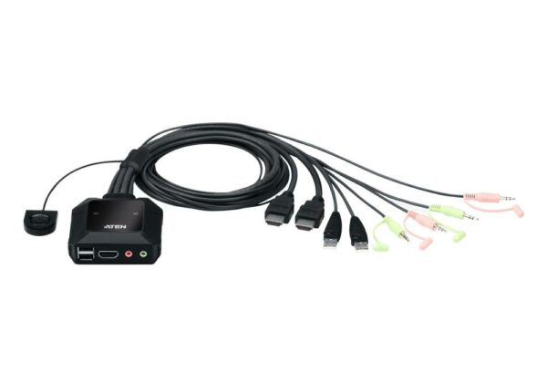KVM switch Aten USB HDMI 2PORT/CS22H „CS22H” (timbru verde 0.8 lei)