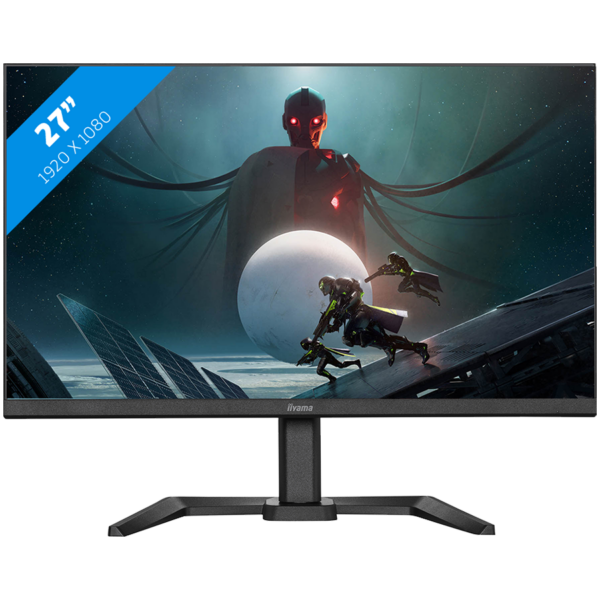 MONITOARE Iiyama 27″ ETE Fast IPS Gaming, G-Master Red Eagle, FreeSync Premium, 1920×1080@165Hz, 250cd/m2, 1100:1, HDMI, DisplayPort, 0,8ms (MPRT), Speakers, USB-HUB (2×2.0), Black Tuner, 15cm Height Adj. Stand „GB2770HSU-B5” (timbru verde 7 lei)