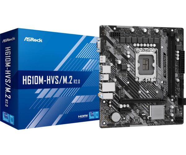 PLACI de BAZA Asrock MB H610 S1700 MATX/H610M-HVS/M.2 R2.0 „H610M-HVS/M.2 R2.0”