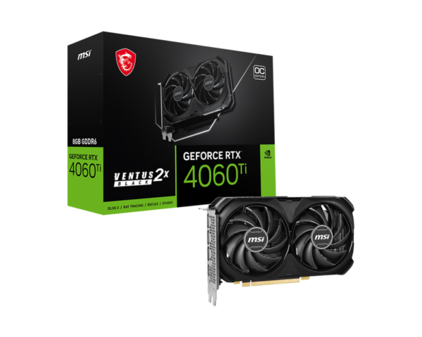 PLACI VIDEO MSI MSI GeForce RTX 4060TI VENT 2X OC 8GB „RTX4060TI VE 2X OC”