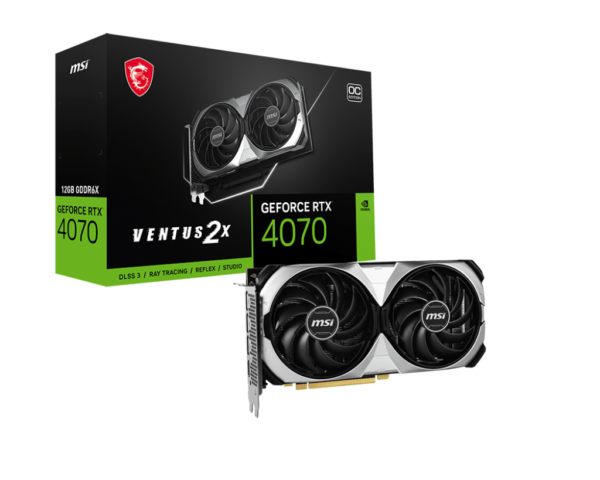 PLACI VIDEO MSI GeForce RTX 4070 12GB VENTUS 2X OC „RTX4070 VENT 2X OC”