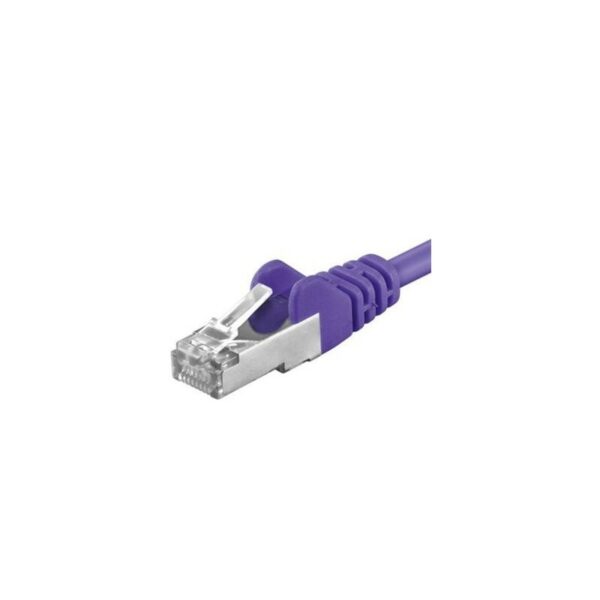 PATCH CORD PremiumCord – UTP SFTP RJ45-RJ45 Cat.6A, 10m, violet „SFTP-6A-10-V” (timbru verde 0.08 lei)