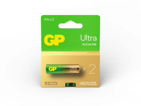 Baterie GP Batteries, Ultra Alcalina AA (LR6) 1.5V alcalina, blister 2 buc. „GP15AUETA21-2GSB2” „GPPCA15AU719” (timbru verde 0.16 lei)