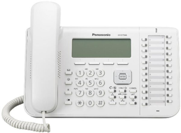 TELEFOANE analogice Panasonic Telefon digital proprietar „KX-DT543X-W” (timbru verde 0.8 lei)