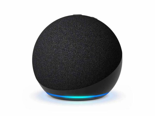 Gadget Amazon Echo Dot (5th Gen, 2022 Release) Smart Speaker with Alexa Charcoal „PHT16472” (timbru verde 0.8 lei)