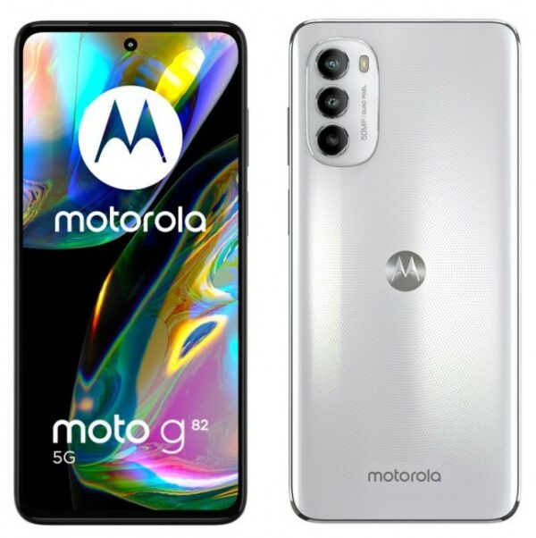 SmartPhone Motorola Moto G82 5G 6GB RAM 128GB Dual Sim White „PHT16719” (timbru verde 0.55 lei)