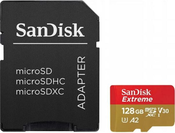 MEMORII. SD CARD Sandisk MICROSDXC 128GB CL10 SDSQXAA-128G-GN6AA, „SDSQXAA-128G-GN6AA” (timbru verde 0.03 lei)