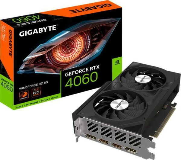 PLACI VIDEO Gigabyte GB GeForce RTX 4060 WINDFORCE 8GB „GV-N4060WF2-8GD”