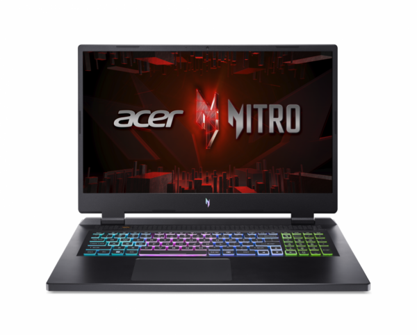 NOTEBOOK Acer – gaming AN17 17 QHD I5-13500H 16 512GB 4060 DOS „NH.QK6EX.003” (timbru verde 4 lei)