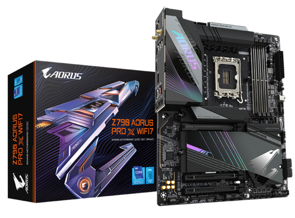 PLACI de BAZA Gigabyte Placa de baza Gigabyte Z790 A PRO X WIFI7, Intel Z790, Socket 1700, ATX „Z790 A PRO X WIFI7”