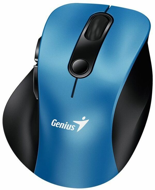 MOUSE Genius, Ergo „9000S”, PC sau NB, wireless, BT5.0 + 2.4GHz, optic, 2400 dpi, butoane/scroll 6/1, , albastru, „31030038401” (timbru verde 0.18 lei)