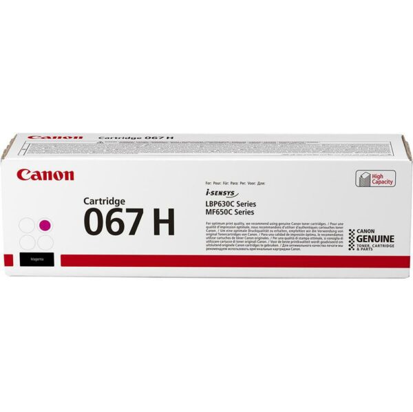 Toner Original Canon Magenta,CRG-067HM, pentru MF 651|MF 655|MF 657, 2.15K, incl.TV 1.2 RON, „5104C002AA”