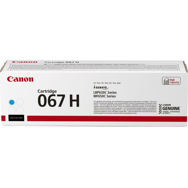 Toner Original Canon Cyan,CRG-067HC, pentru MF 651|MF 655|MF 657, 2.15K, incl.TV 1.2 RON, „5105C002AA”