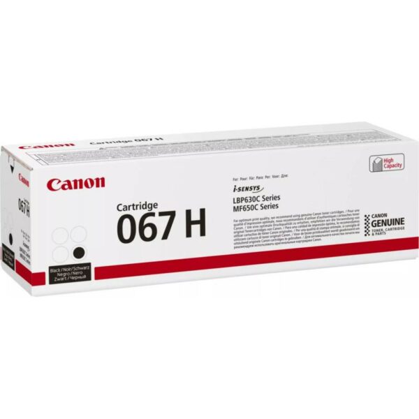 Toner Original Canon Black,CRG-067HBK, pentru MF 651|MF 655|MF 657, 3.13K, incl.TV 1.2 RON, „5106C002AA”