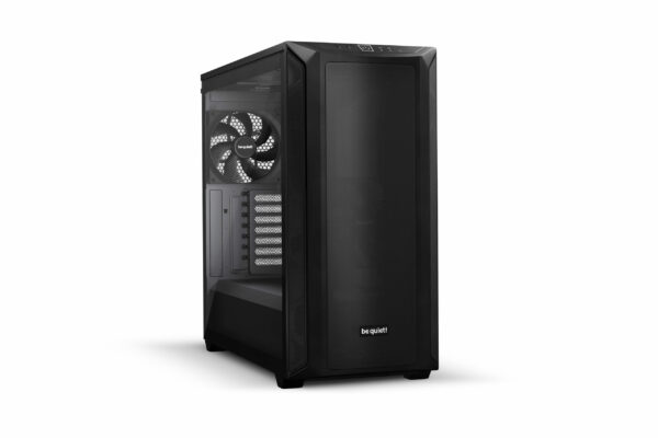 CARCASA be quiet! „SHADOW BASE 800”, Middle Tower, ATX, fara sursa, 3xfan, USB 3.2 gen 1 x 2, USB Type-C x 1, audio+mic, PSU shroud, 7 sloturi expansiune, iluminare , negru, „BGW60” (timbru verde 0.32lei)