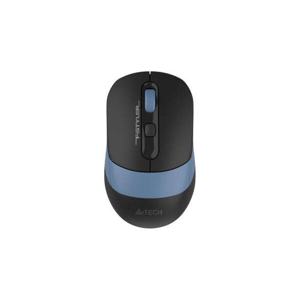 MOUSE A4tech, PC sau NB, wireless, 2.4GHz + BT, optic, 2000 dpi, butoane/scroll 4/1, , albastru, Fstyler „FB10C-B” (timbru verde 0.18 lei)