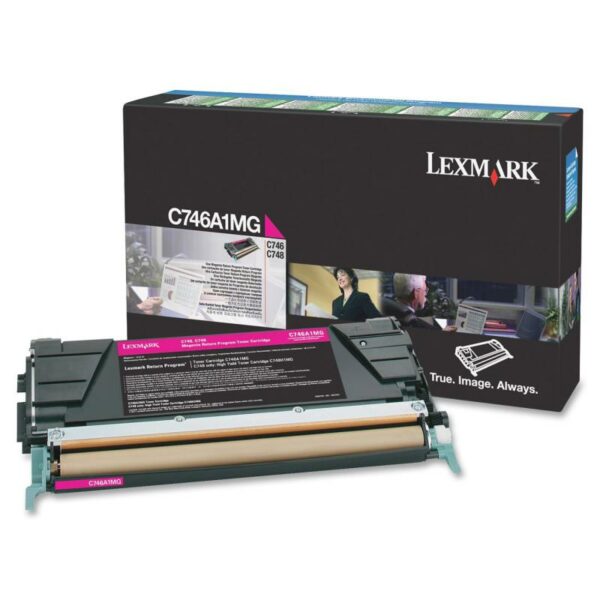 Toner Original Lexmark Magenta, C746A1MG, pentru C746|C748, 8K, (timbru verde 1.2 lei) , „C746A1MG”