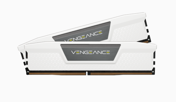 DDR Corsair – gaming Vengeance 32GB, DDR5, 5200MHz, CL40, 2x16GB, 1.25V, Alb „CMK32GX5M2B5200C40W”