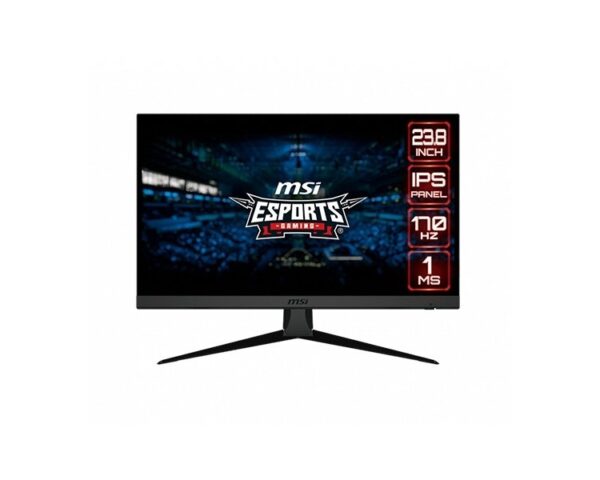 MONITOARE MSI – gaming 23.8inch IPS FHD 170Hz 250cd/m2 1ms HDMIx2 DP „G2422” (timbru verde 7 lei)