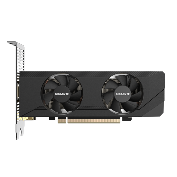 PLACI VIDEO Gigabyte GeForce RTX 3050 OC Low Profile 6G | 96-biti | 512 M x32 GDDR6 | Conectivitate: 2x HDMI, 2x DisplayPort | DirectX 12 | OpenGL 4.6 | Interfata: PCI Express 4.0 x8 | Low profile 2 slot | Sursa recomandata: 300W | „N3050OC-6GL”