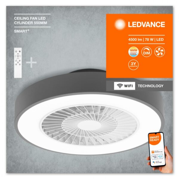 SMART WIFI CEILING FAN CYL REM TWGRLEDV „000004058075572577” (timbru verde 0.8 lei)