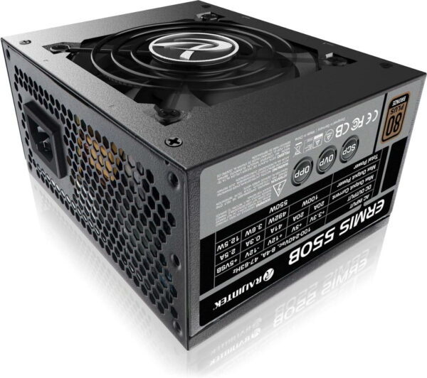 Sursa RAIJINTEK ERMIS 550B, SFX, 80 PLUS Bronze, 550W „0R30B00002” (timbru verde 2 lei)