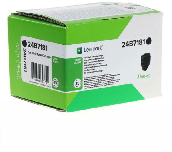 Toner Original Lexmark Black, 24B7181, pentru C2240|XC2235, 9K, (timbru verde 1.2 lei)”24B7181″