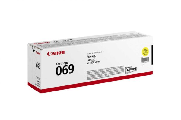 Toner Original Canon Yellow, CRG-069Y, pentru LBP 673|MF 752|MF 754, 1.9K, (timbru verde 1.2 lei)”5091C002AA”