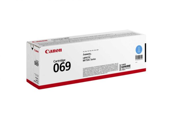 Toner Original Canon Cyan, CRG-069C, pentru LBP 673|MF 752|MF 754, 1.9K, (timbru verde 1.2 lei)”5093C002AA”