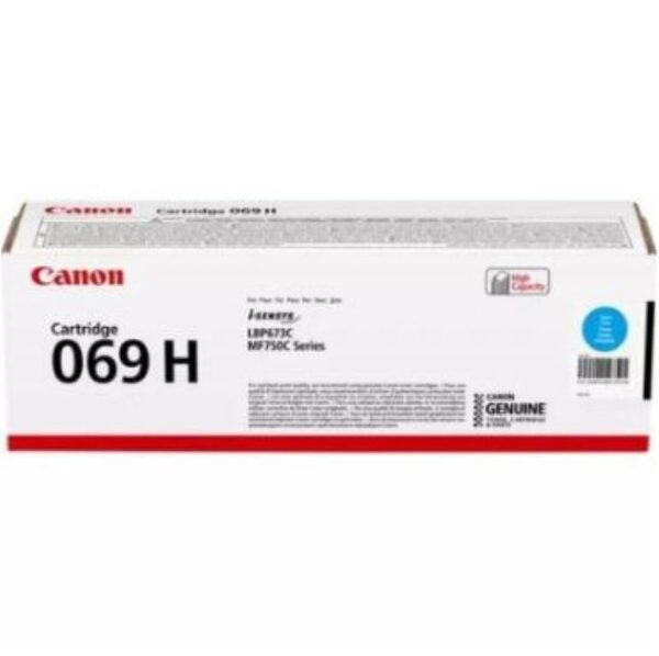 Toner Original Canon Cyan, CRG-069HC, pentru LBP 673|MF 752|MF 754, 5.5K, (timbru verde 1.2 lei)”5097C002AA”