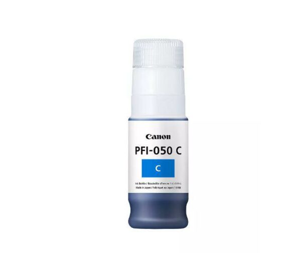 Cartus Cerneala Original Canon Cyan, PFI-050C, pentru TC-20, 70ml, (timbru verde 1.2 lei)”5699C001AA”