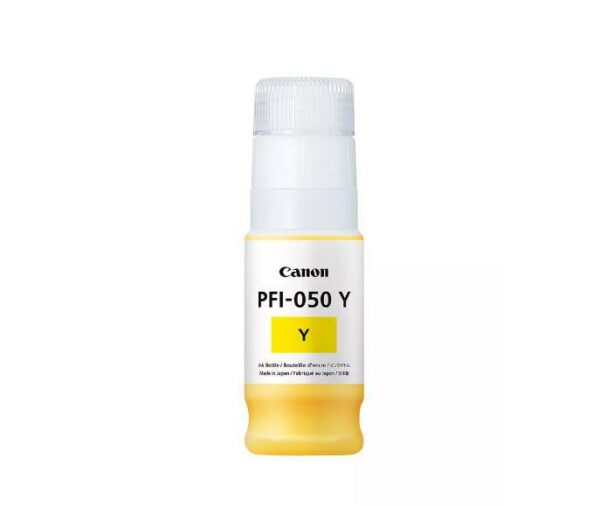Cartus Cerneala Original Canon Yellow, PFI-050Y, pentru TC-20, 70ml, (timbru verde 1.2 lei)”5701C001AA”