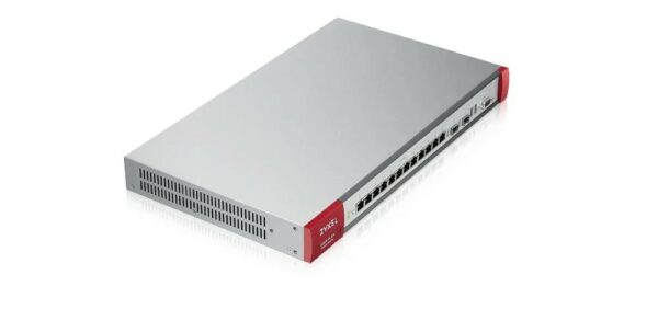 ZYXEL|USG Flex 700|UTM Firewall|Porturi 12,2 SFP,2 USB 3.0, 1 DB9|5.4Gbps SPI Firewall|1100Mbps VPN| 150 SSL VPN user|8 useri(max 40 cu licenta)|licente 1 an „USGFLEX700-EU0102F” (timbru verde 4lei)