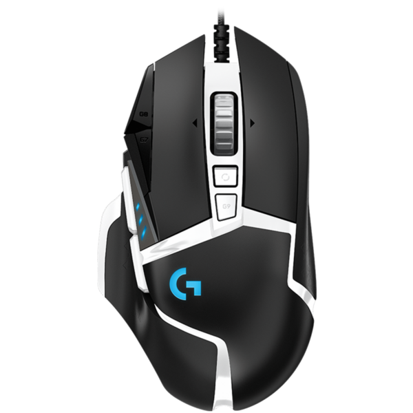 MOUSE Logitech – gaming G502 SE Corded Gaming Mouse – HERO – BLACK/WHITE – USB – EWR2 „910-005730” (timbru verde 0.18 lei)