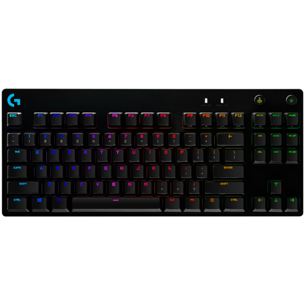 TASTATURI Logitech – gaming G PRO X TKL LIGHTSPEED Mechanical Gaming Keyboard – BLACK – US INTL – TACTILE „920-012136” (timbru verde 0.8 lei)