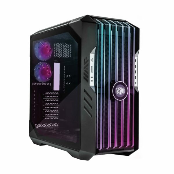 CARCASA Cooler Master HAF 700 EVO, Tower, ATX, fara sursa, 5xfan, USB 3.2 gen2 Type-C x 1, USB 3.2 gen 1 x 4, audio, mic, LED controller ARGB, , PSU shroud, 8 sloturi expansiune, iluminare , gri, „H700E-IGNN-S00” (timbru verde 0.48lei)