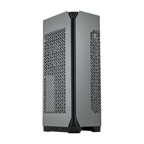 CARCASA Cooler Master Ncore 100 MAX, mini Tower, ITX, sursa SFX 850W, 1xfan, USB 3.2 gen1 x 2, USB 3.2 Gen2 x 2 Type C x 1, , 3 sloturi expansiune, iluminare , gri, „NR100-MNNN85-SL0” (timbru verde 0.16lei)