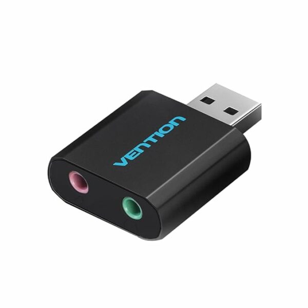 PLACI de SUNET Vention USB External Sound Card Black Metal Type, „VAB-S17-B” (timbru verde 0.08 lei)