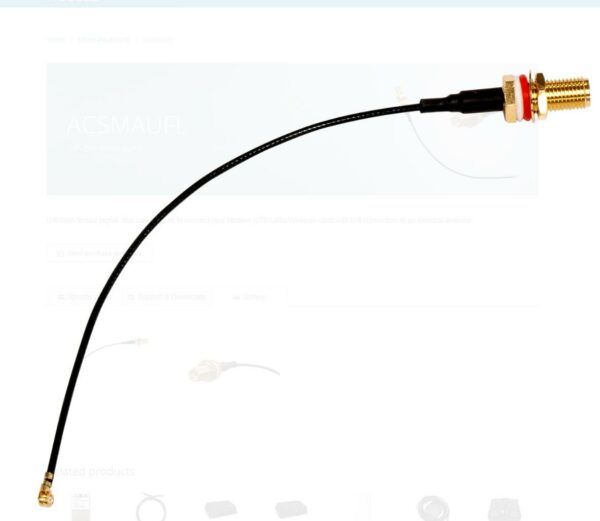 CABLE SMA FEMALE PIGTAIL/ACSMAUFL MIKROTIK „ACSMAUFL”