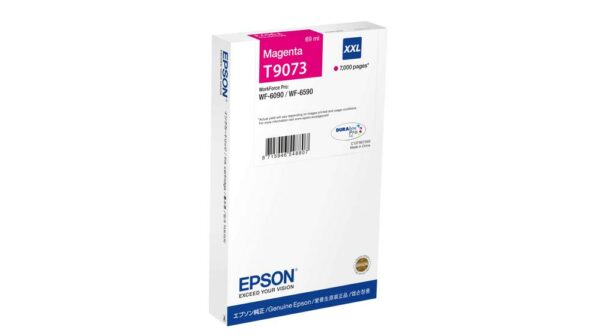 Cartus Cerneala Original EPSON Magenta, T9073, pentru WF-6590DWF, 7K, (timbru verde 1.2 lei)”C13T907340″