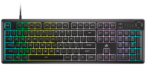 Corsair K55 CORE RGB, 1.82m, 10 zone RGB, Negru „CH-9226C65-NA” (timbru verde 0.8 lei)