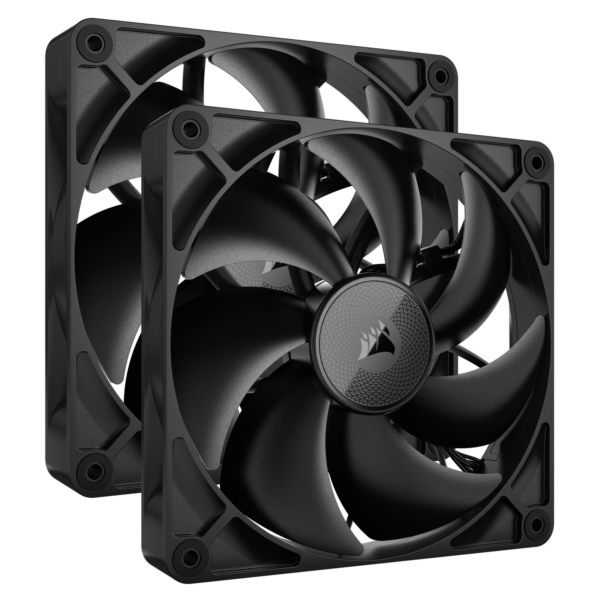 VENTILATOR Corsair iCUE LINK RX140 2x140mm NEGRU, viteza 0.300-1700 RPM +/- 10%, Airflow: 18.1-95.7 CFM, Presiune Statica: 0.15-3.79 mm-H2O, Nivel de zgomot: 10-36dBA, Prindere magnetica, Lungime cablu 135mm, 600mm „CO-9051012-WW”