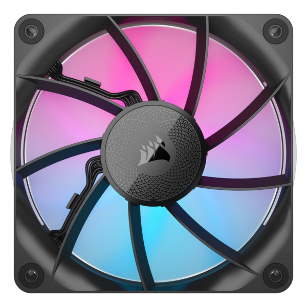 VENTILATOR Corsair iCUE LINK RX120 1x120mm RGB NEGRU, viteza 0.400-2100 RPM +/- 10%, Airflow: 10.5-74.2 CFM, Presiune Statica: 0.12-4.38 mm-H2O, Nivel de zgomot: 10-36dBA, Prindere magnetica, Lungime cablu 135mm „CO-9051017-WW”