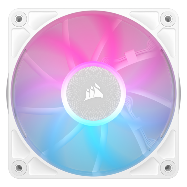 VENTILATOR Corsair iCUE LINK RX120 RGB ALB, viteza 0.400-2100 RPM +/- 10%, Airflow: 10.5-74.2 CFM, Presiune Statica: 0.12-4.38 mm-H2O, Nivel de zgomot” 10-36dBA, Prindere magnetica, Lungime cablu 135mm „CO-9051021-WW”