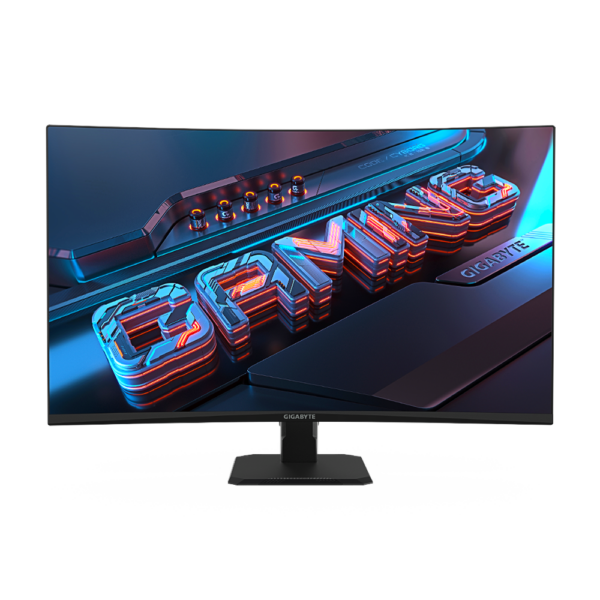 Monitor GIGABYTE GS32QC, 31.5″, VA, curbat 1500R, QHD, 2560 x 1440, HDMI, DisplayPort, 170Hz, 1 ms, Negru „GS32QC” (timbru verde 7 lei)