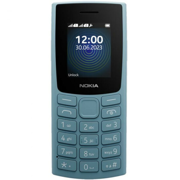 Telefon cu butoane Nokia 110 (2023) 4G DS Blue „NK110DS4G2023BL” (timbru verde 0.55 lei)