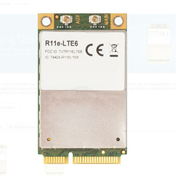 MIKROTIK R11E-LT6 KIT 300MBPS MODEM „RBLHGGR-R11E-LTE6” (timbru verde 0.8 lei)