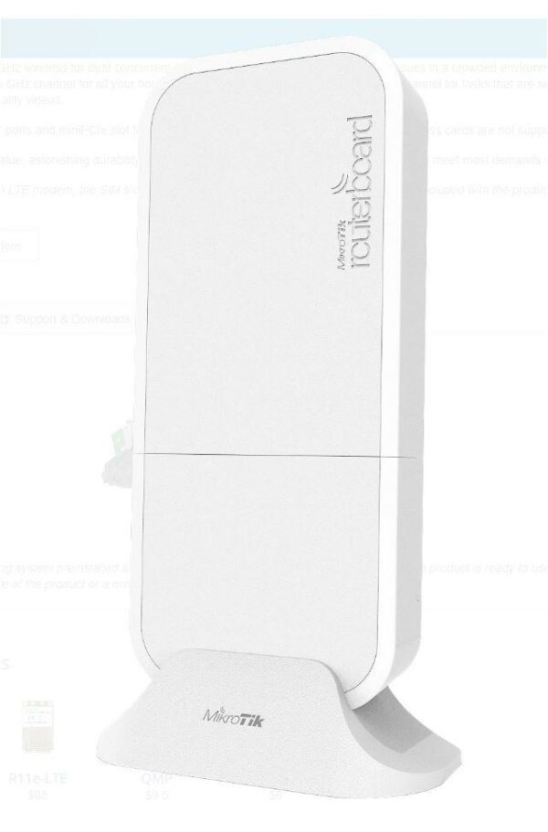 MIKROTIK DUAL-BAND POE HOME ACCESS POINT „RBWAPGR-5HACD2HND” (timbru verde 0.8 lei)